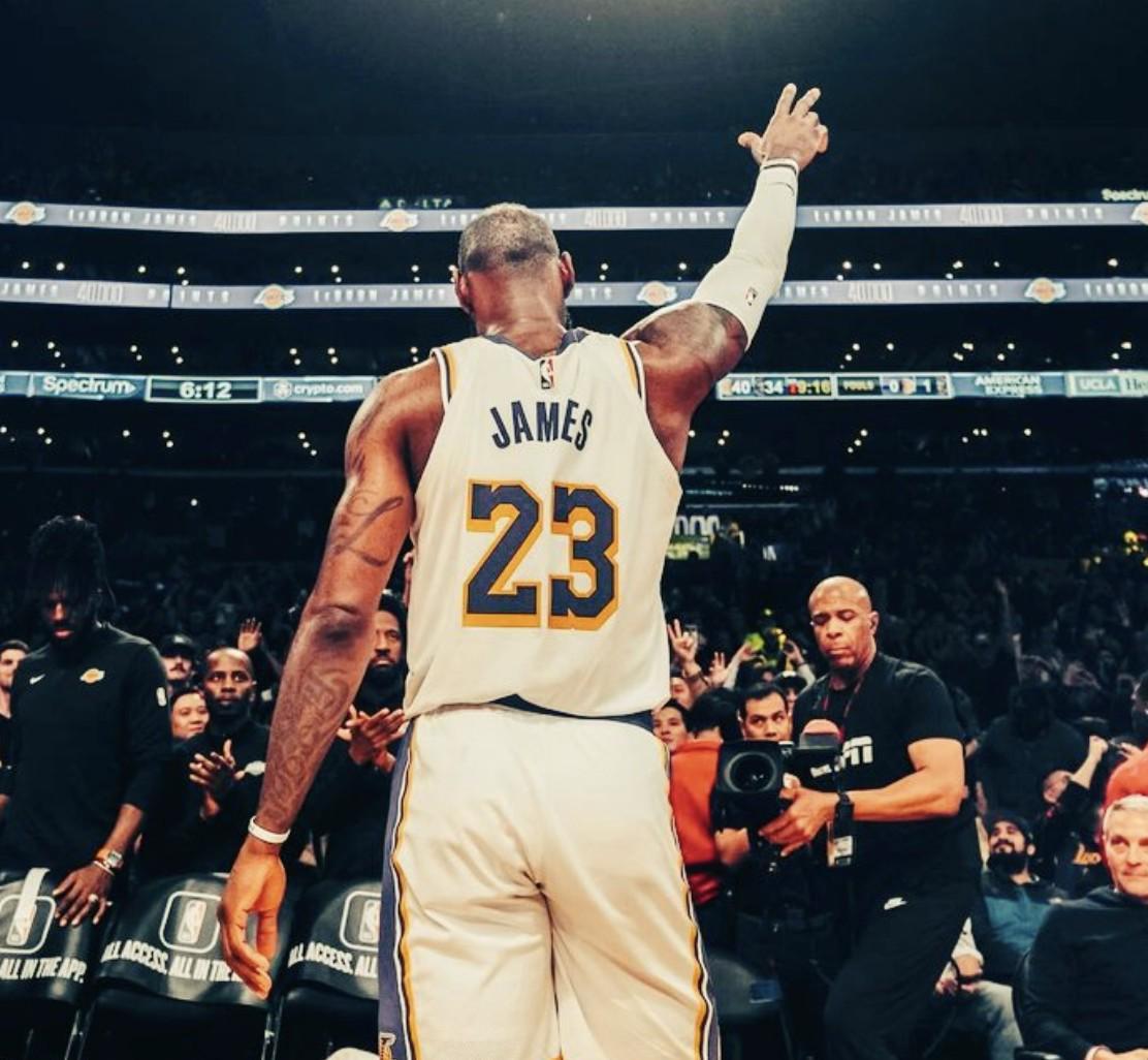 詹姆斯：我从未设定过成为NBA历史得分王的目标